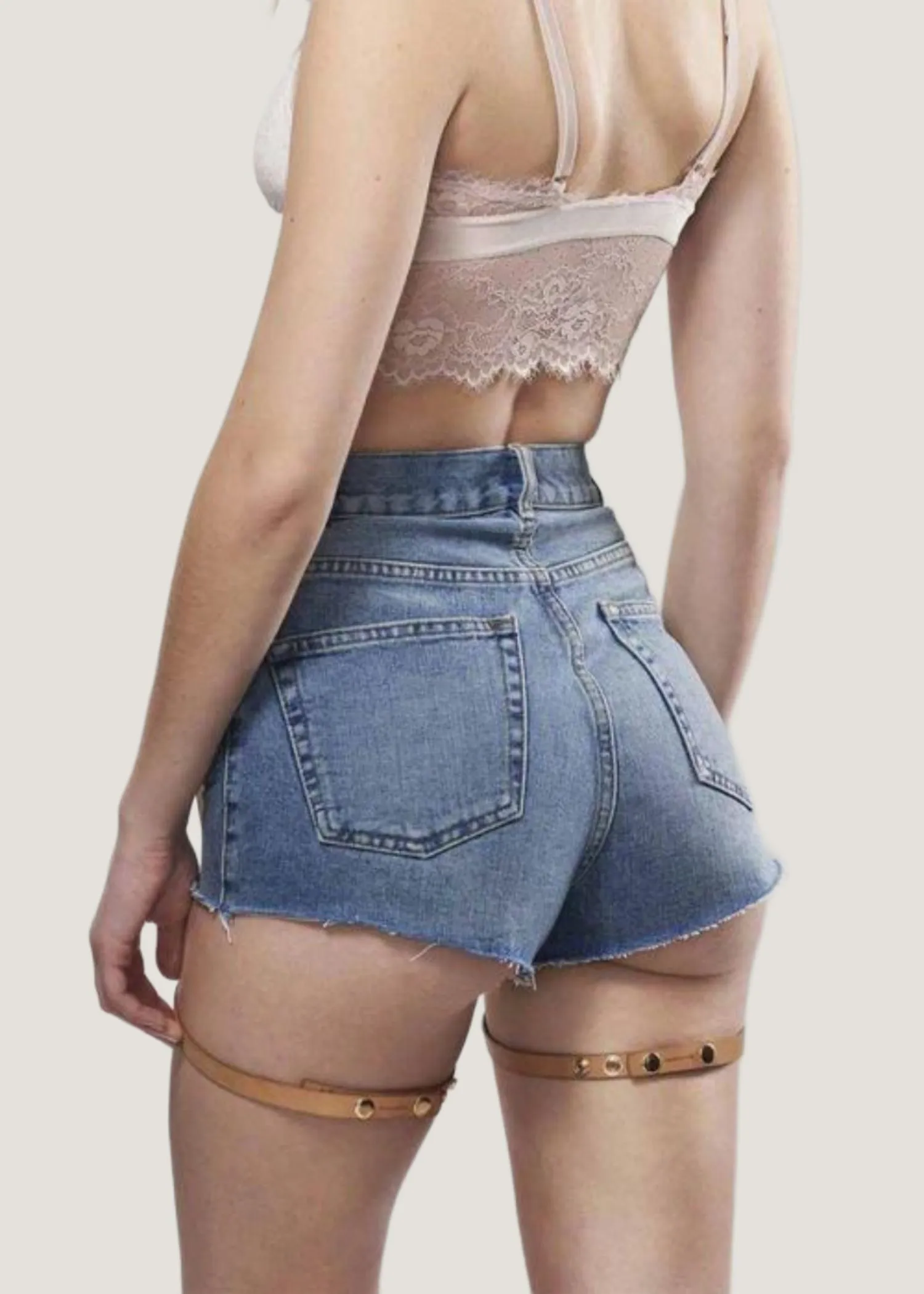 Maze Shorts Garter (Brown)