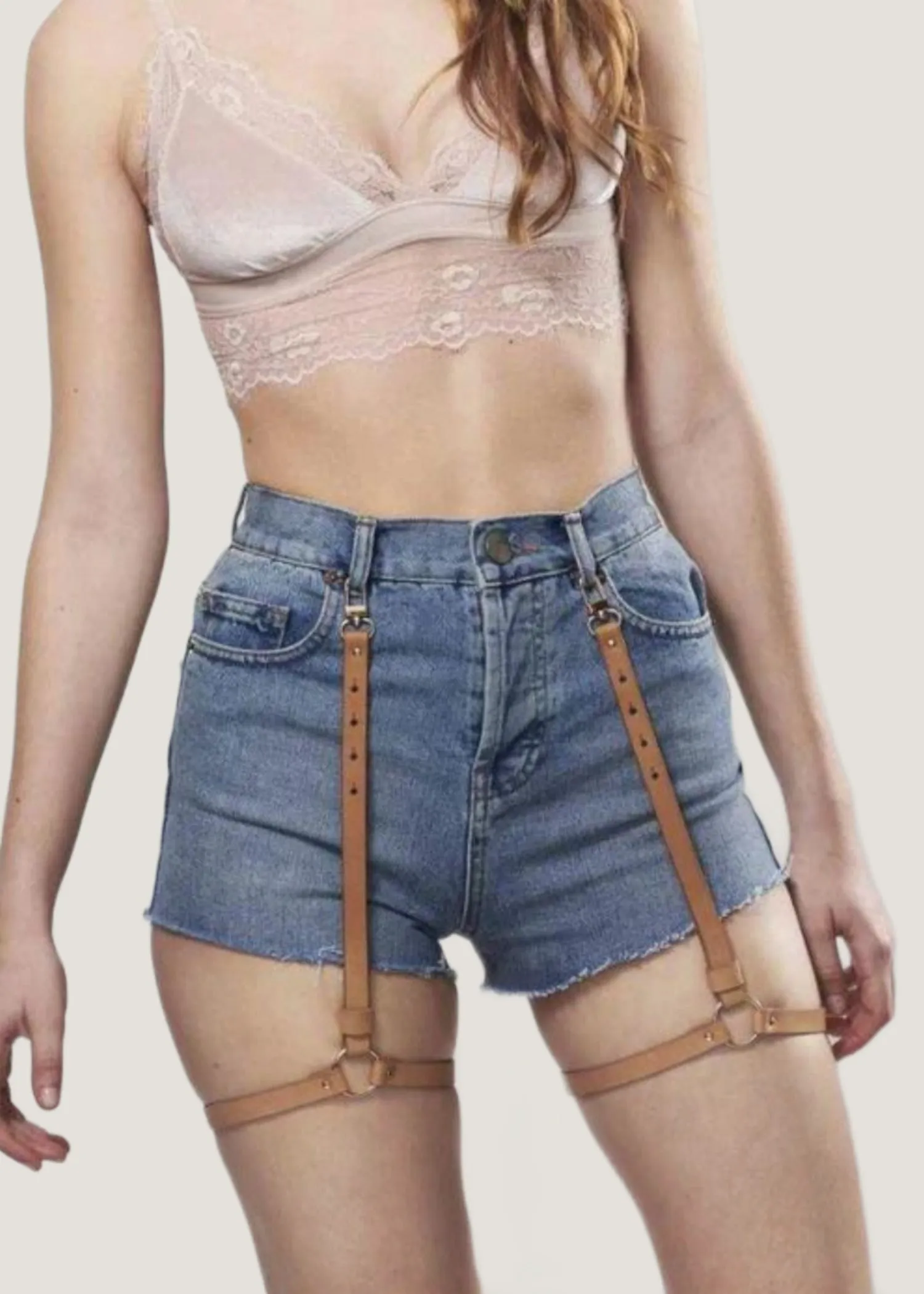 Maze Shorts Garter (Brown)