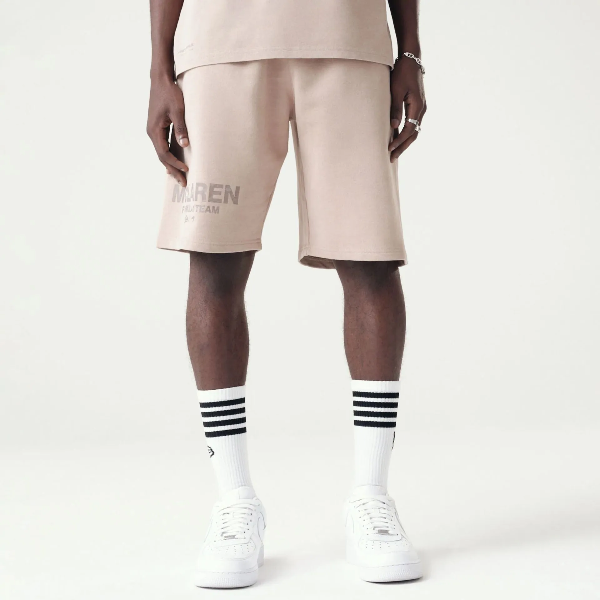 McLaren Formula 1 Team Wordmark Washed Taupe Shorts