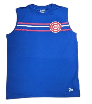 Men's Chicago Cubs New Era Blue Sleevless T-Shirt