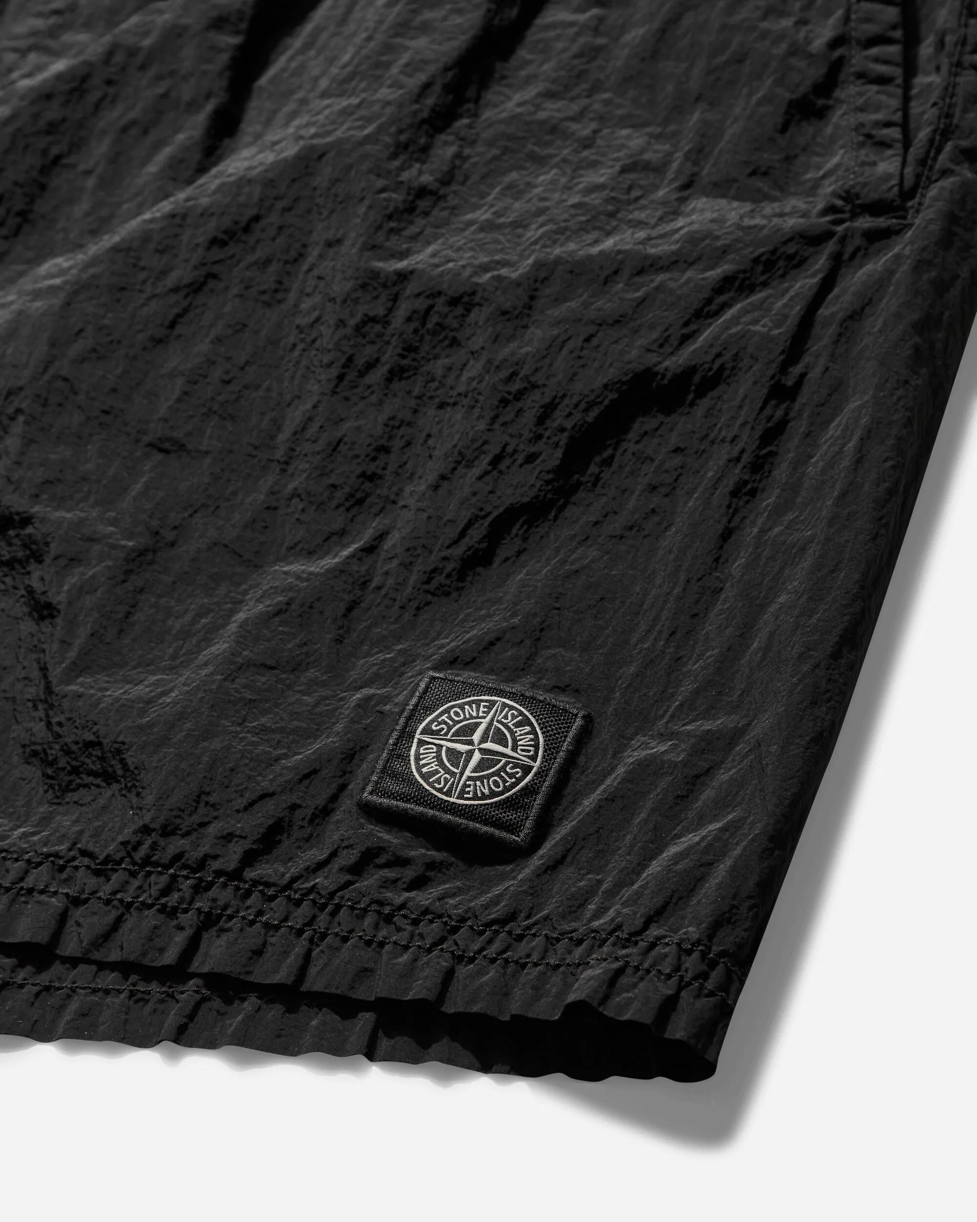 Men's Nylon Metal Swim Shorts Black
