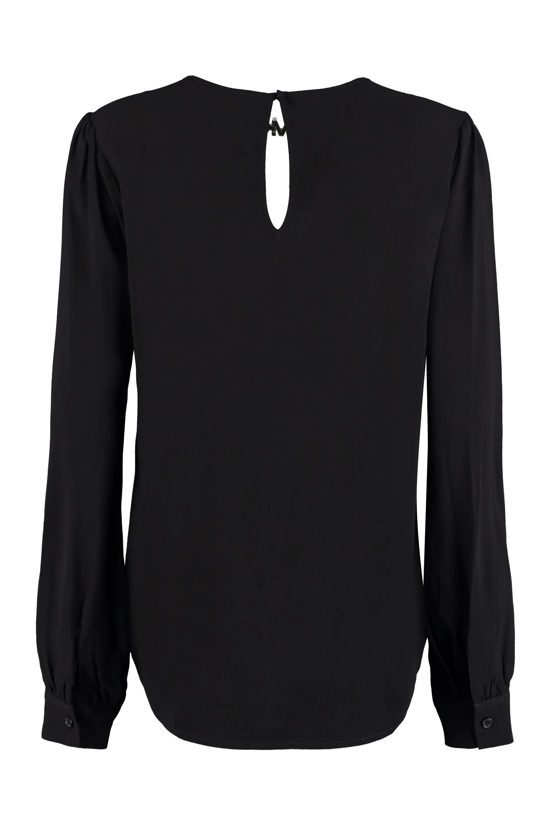 Michael Michael Kors Puff-Sleeved V-Neck Blouse