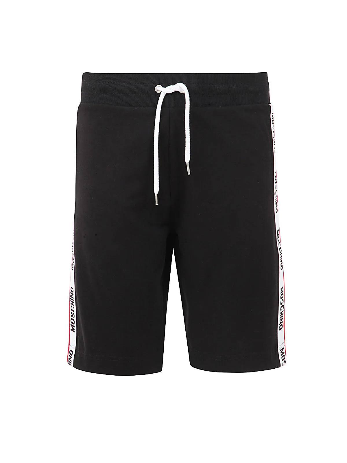 Moschino Logo-Tape Detailed Drawstring Shorts