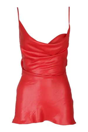 Philosophy Di Lorenzo Serafini Draped Open-Back Tank Top