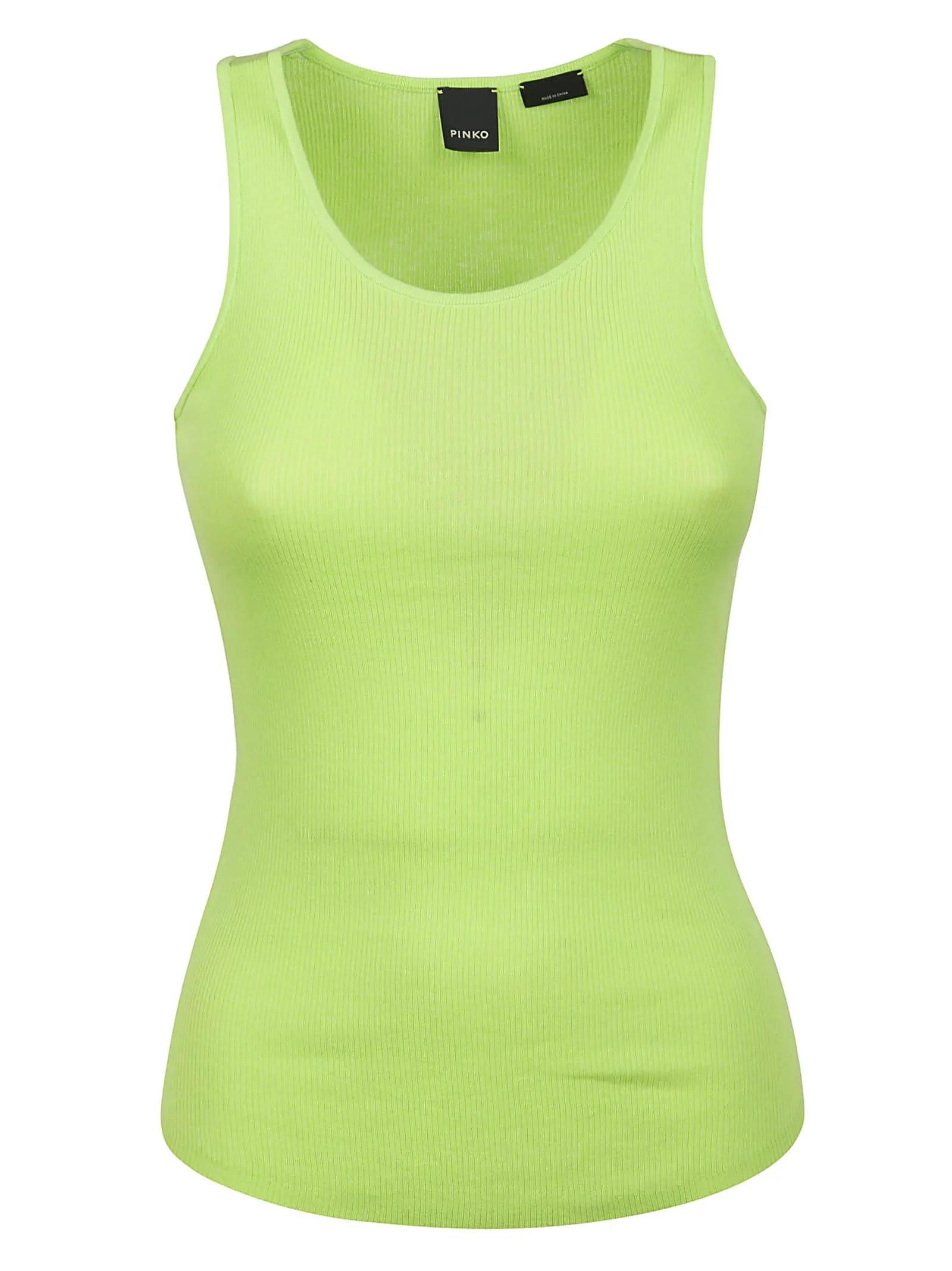 Pinko Scoop Neck Knitted Tank Top