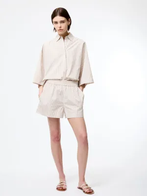 Rhodes Poplin Stripe Pull-On Shorts