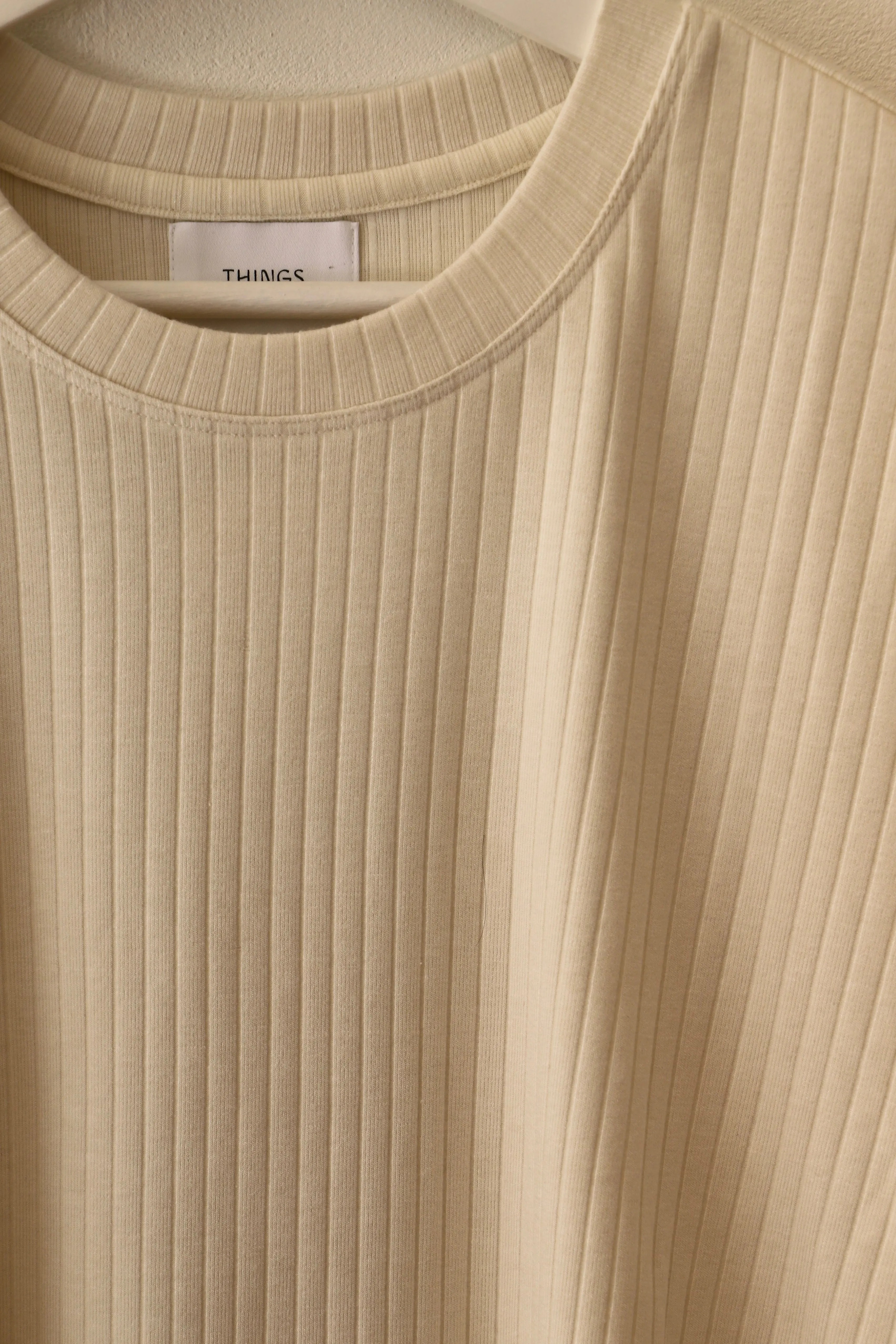 RIB KNIT SHORT SLEEVE