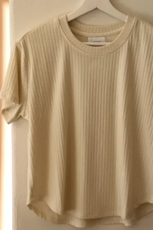 RIB KNIT SHORT SLEEVE