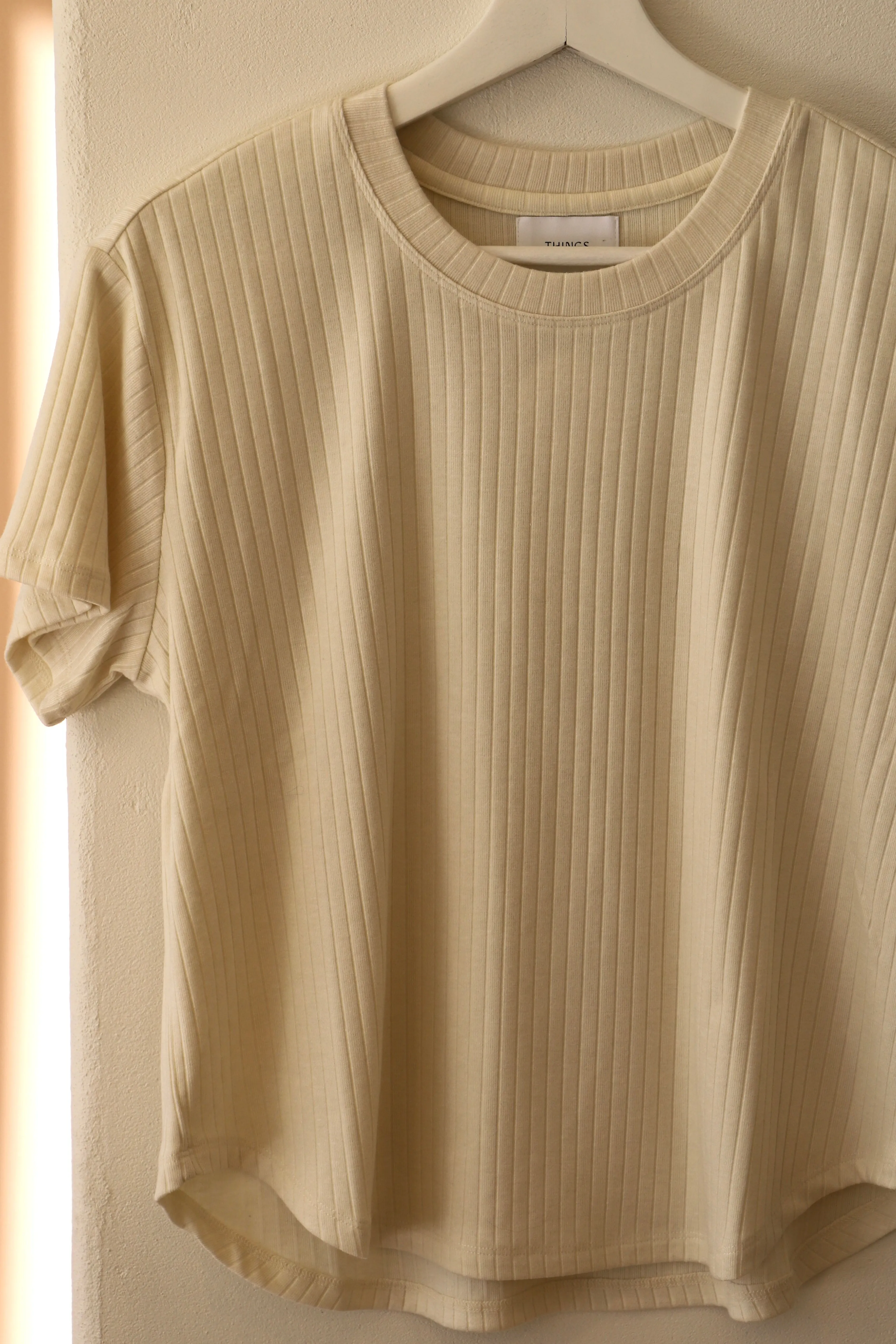 RIB KNIT SHORT SLEEVE