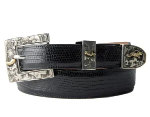 Richard Stump Charcoal w/ 14K Gold Buckle Set 1.0 - 3 pc