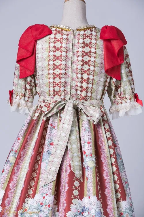 Rococo Bouquet Onepiece in Red