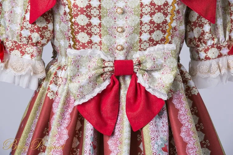 Rococo Bouquet Onepiece in Red