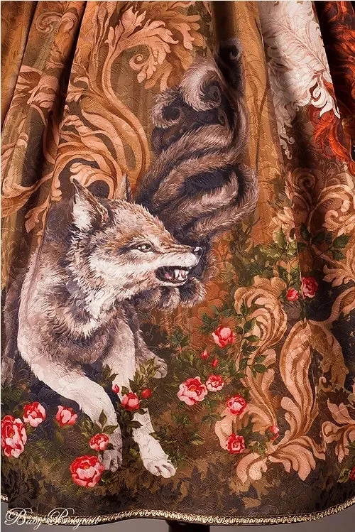 Rose Battle Jumperskirt in Amber