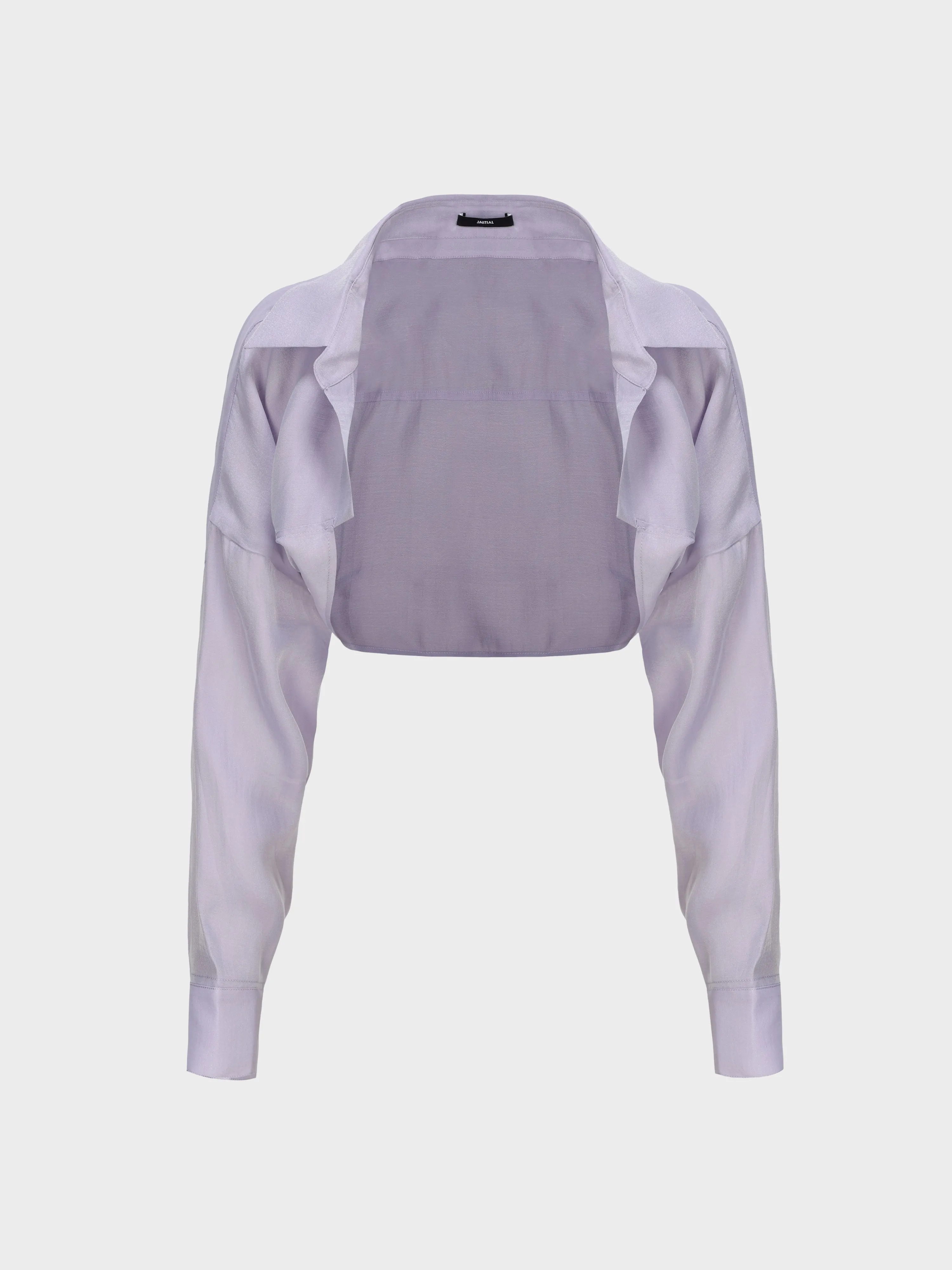 See-Through Crop Shirt