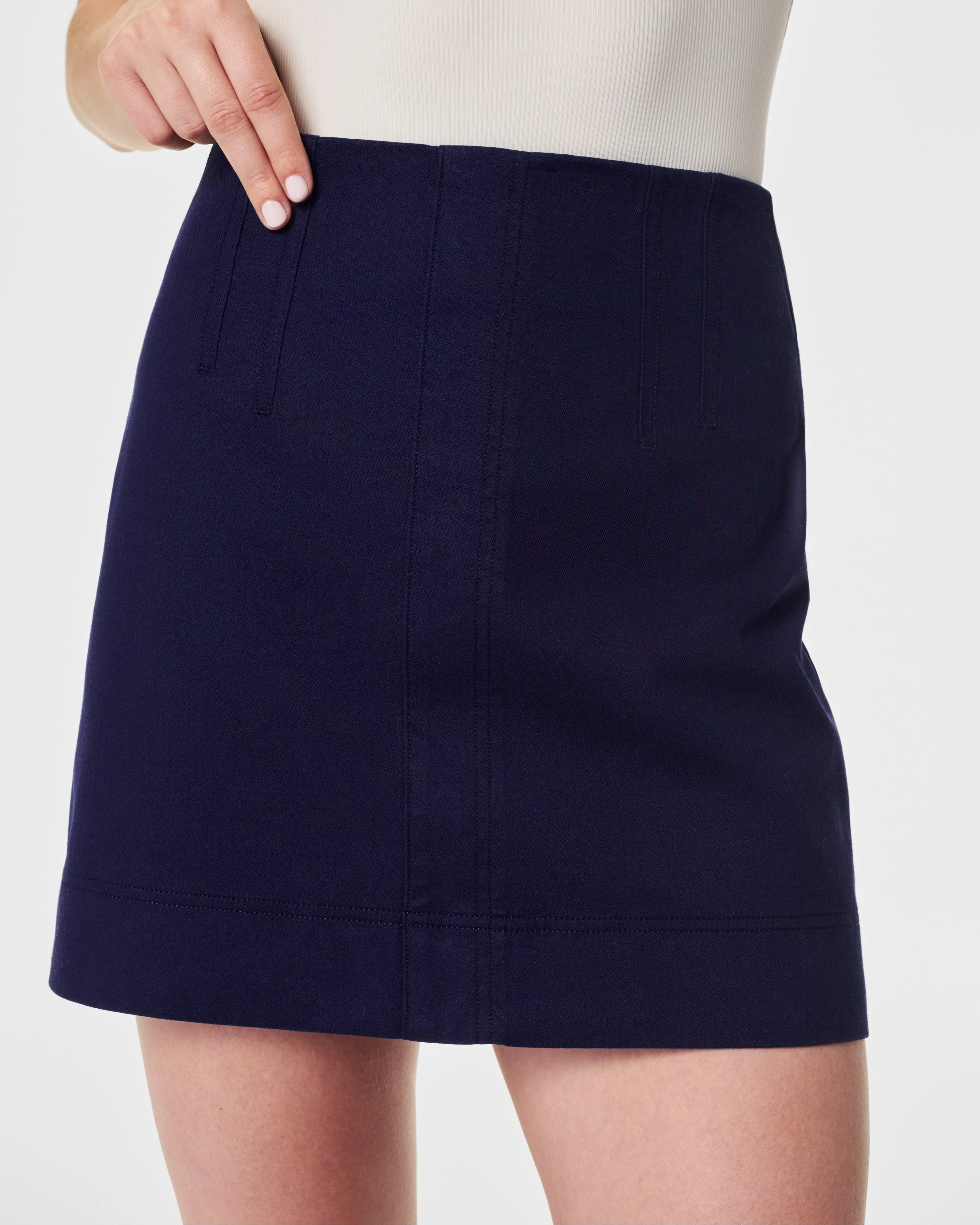 SPANX® Stretch Twill Mini Skirt