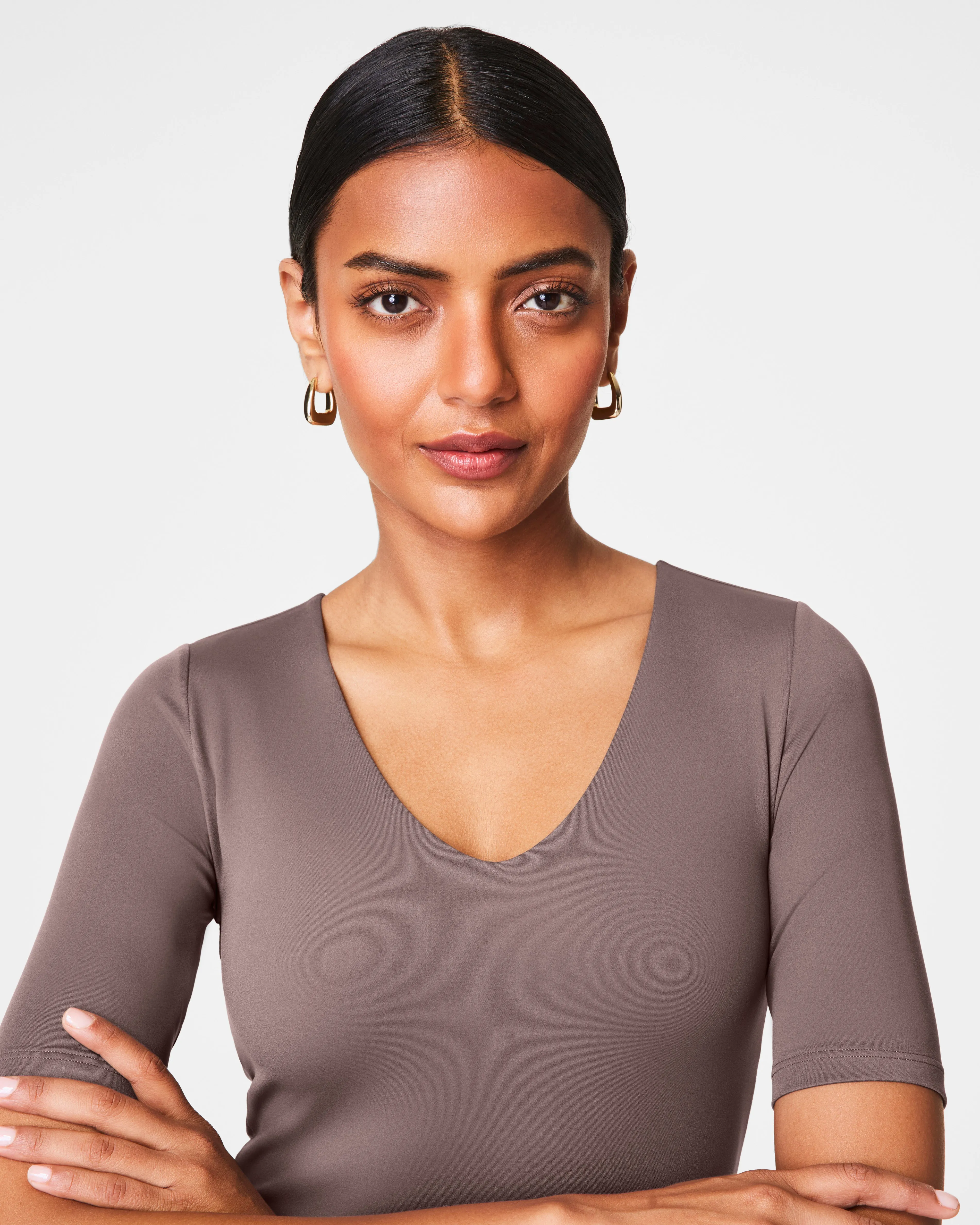 SPANXsmooth™ Jersey V-Neck Tee
