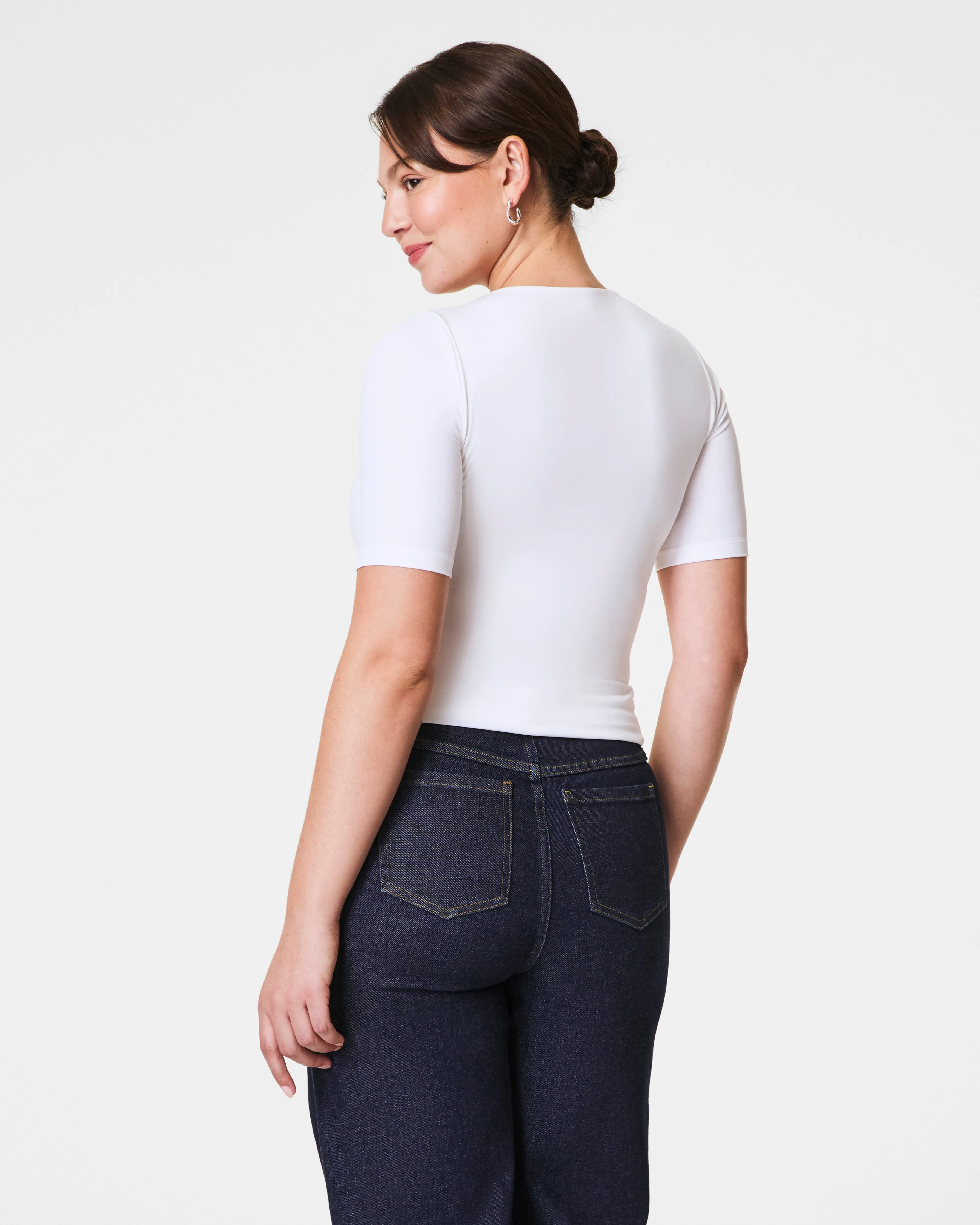 SPANXsmooth™ Jersey V-Neck Tee