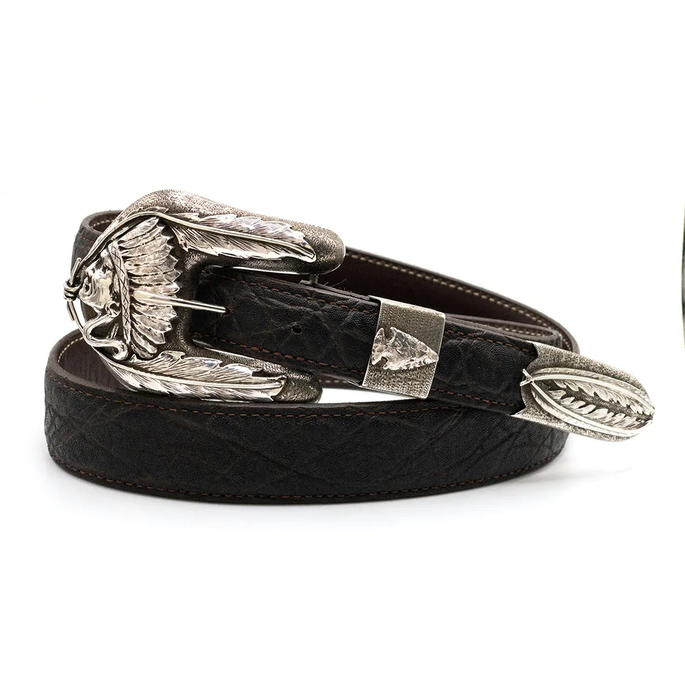 Sunset Trails Spotted Elk Buckle Set 1.0