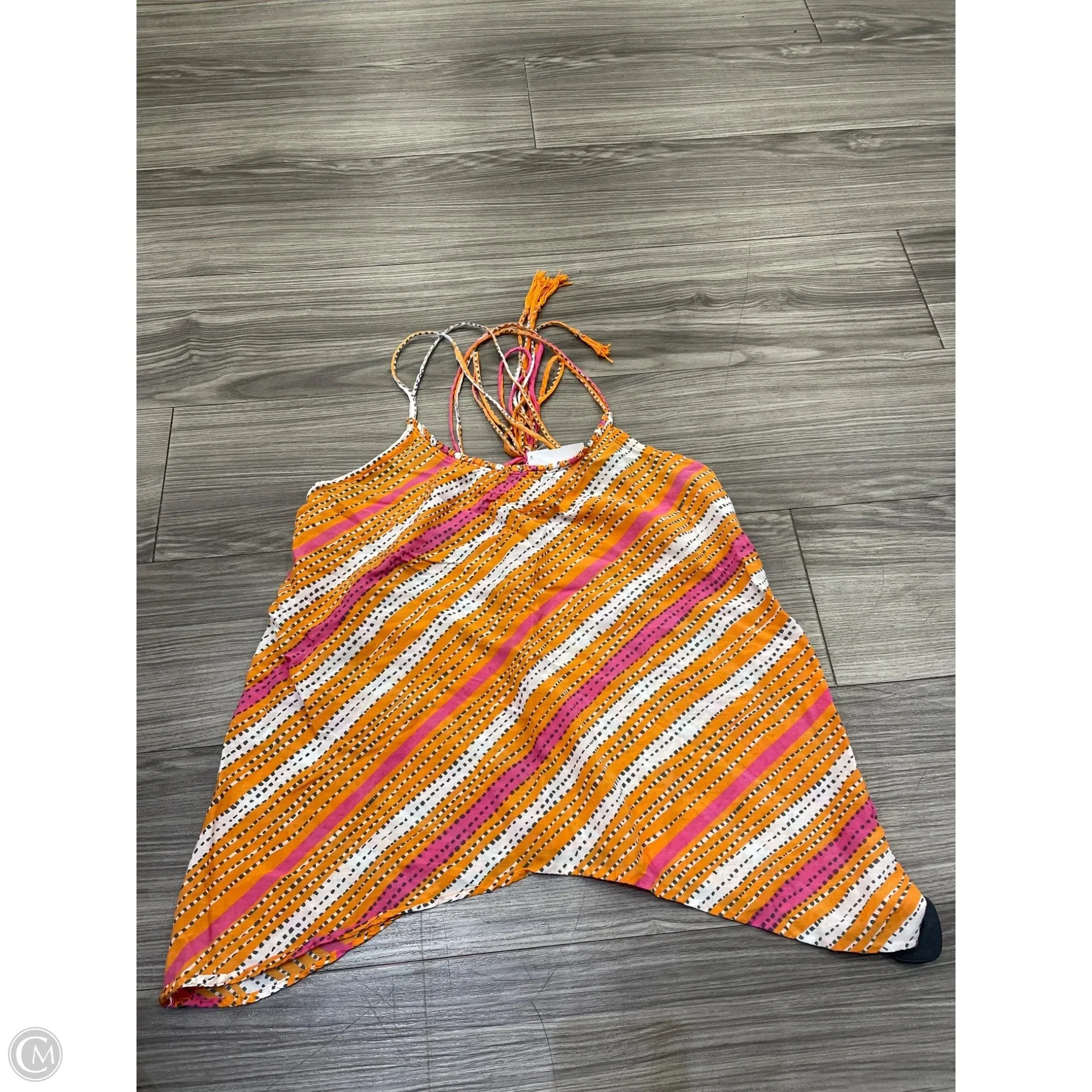 Tank Top By American Eagle In Orange & Pink, Size: S
