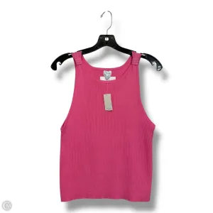 Tank Top By Blue Rain In Pink, Size: L