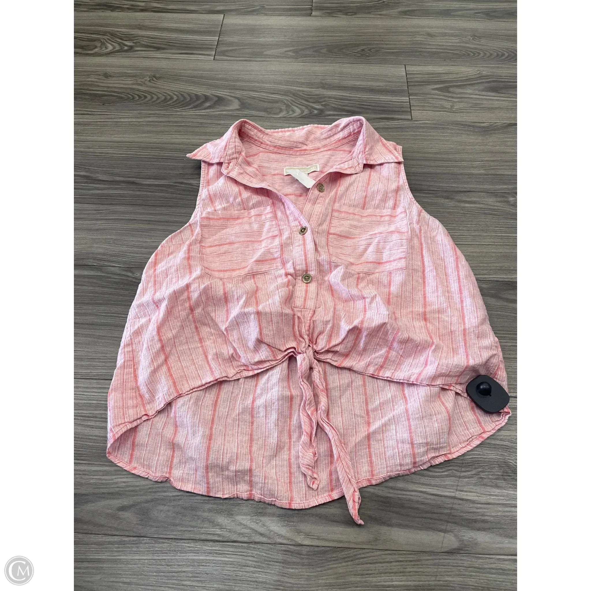 Tank Top By Michael By Michael Kors In Striped Pattern, Size: L