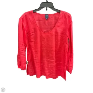 Top 3/4 Sleeve By Blue In Pink, Size: M