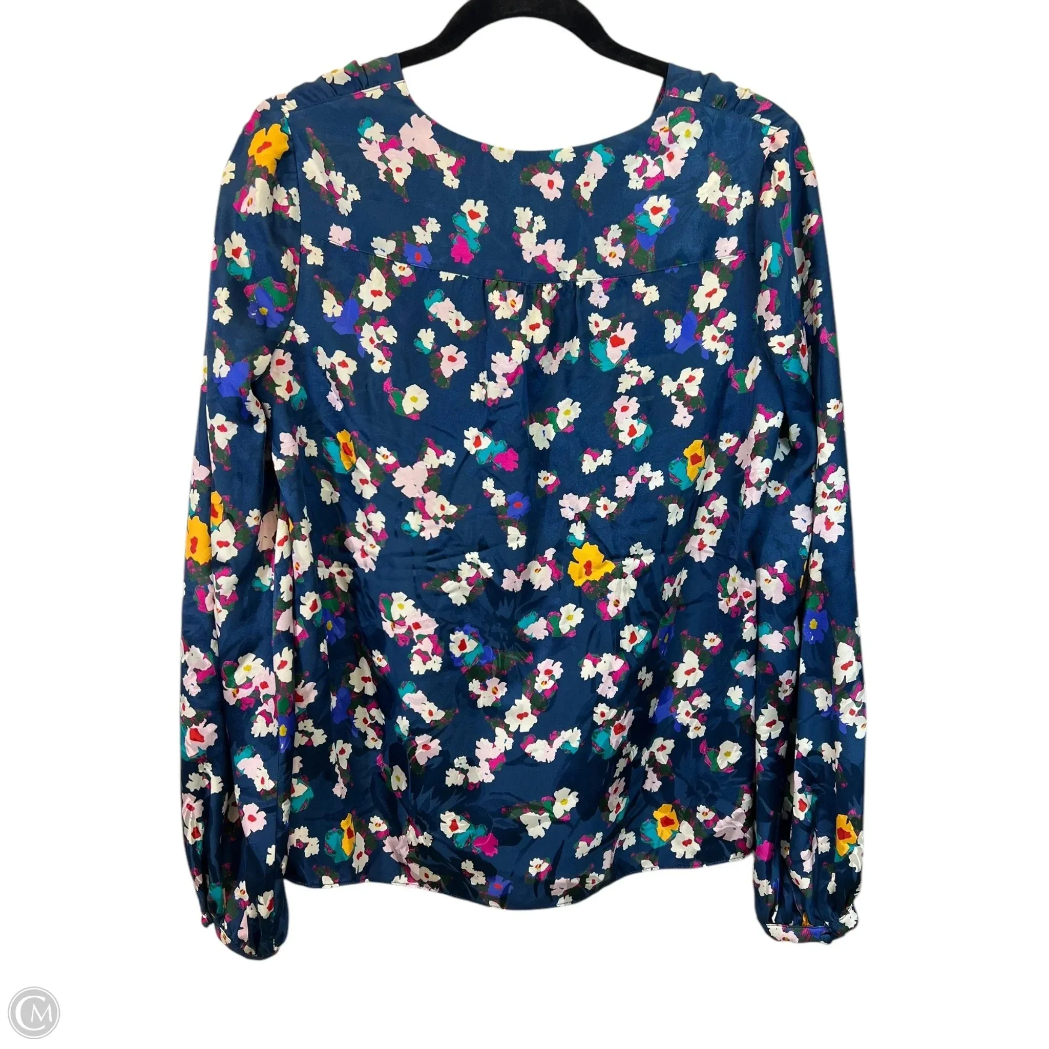 Top Long Sleeve Designer By Tanya Taylor In Floral Print, Size: S