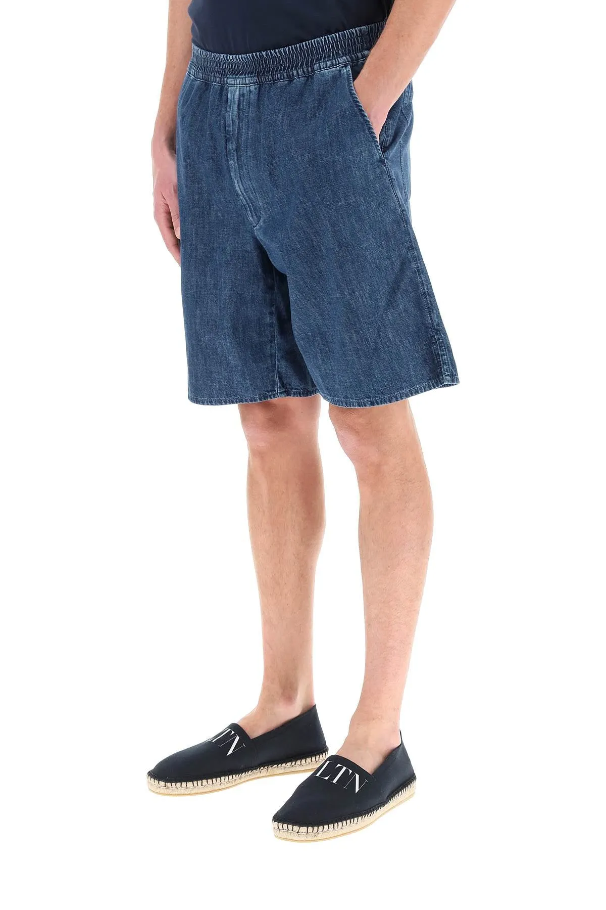 Valentino Denim Bermuda Shorts