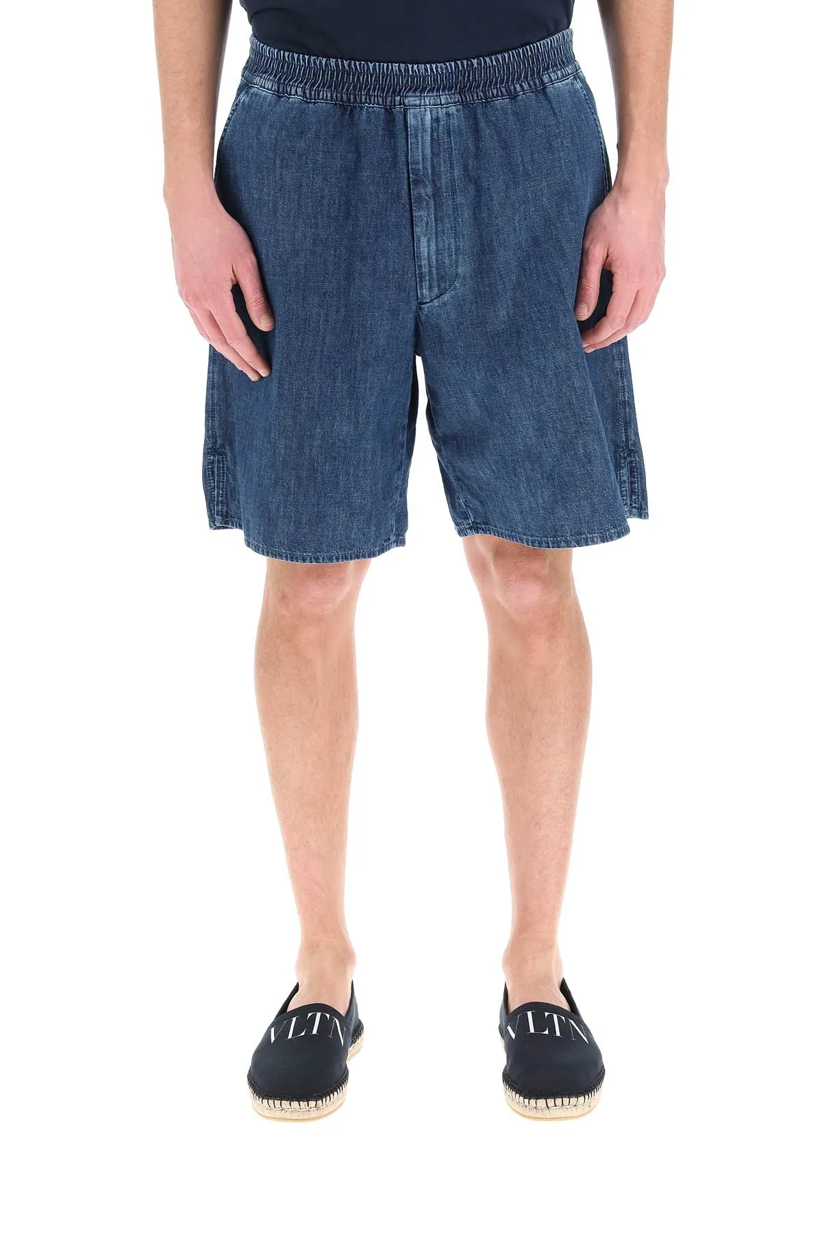 Valentino Denim Bermuda Shorts