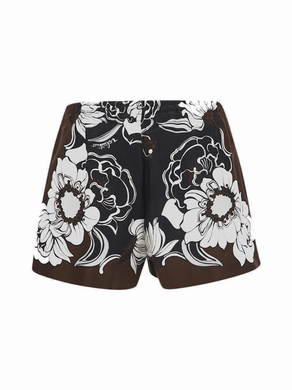 Valentino Floral Pattern Elasticated Waist Shorts