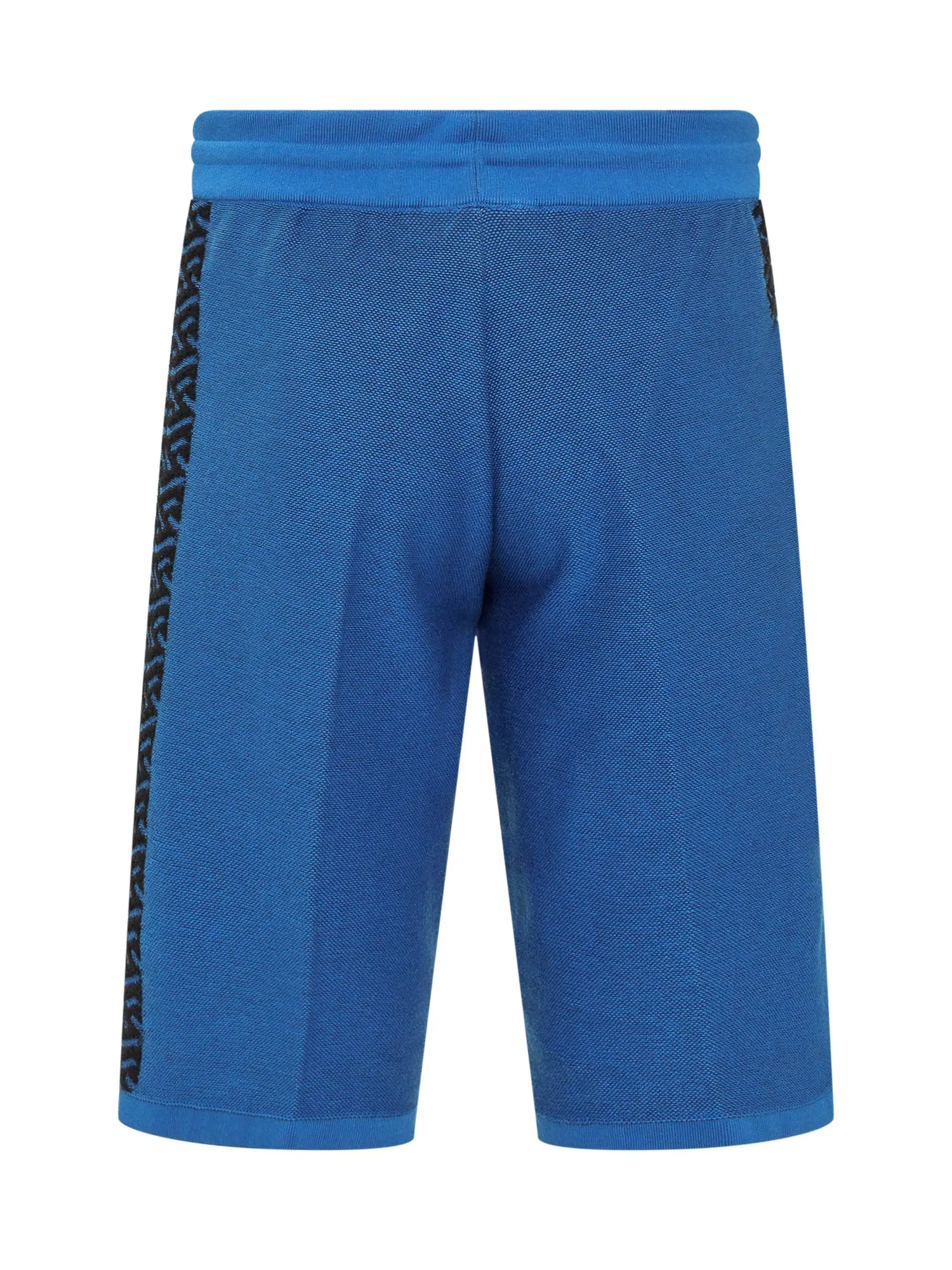 Versace La Greca Drawstring Knitted Shorts