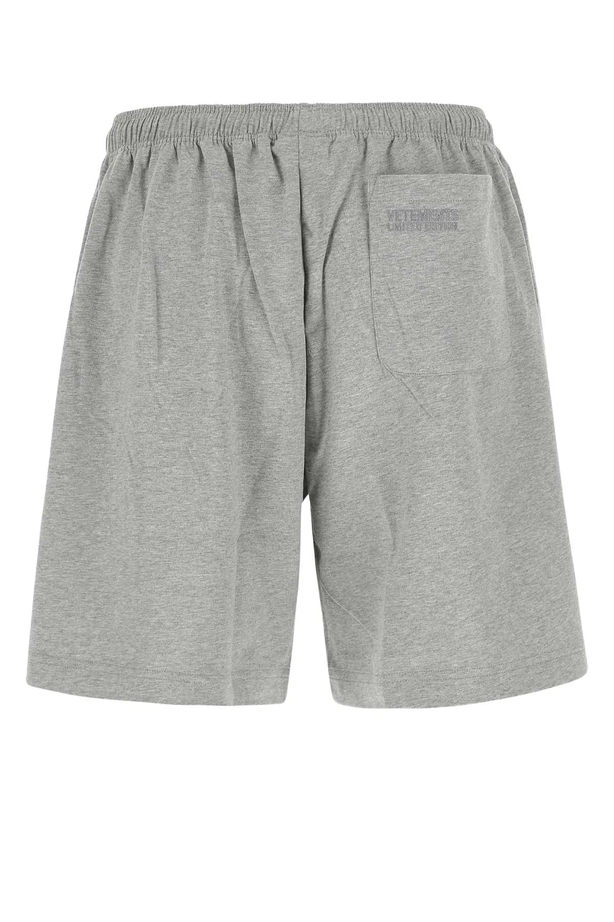 Vetements Logo Embroidered Bermuda Shorts