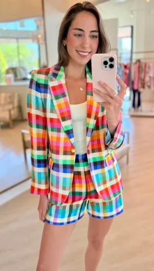 Vi32158 Madras Multi Blazer