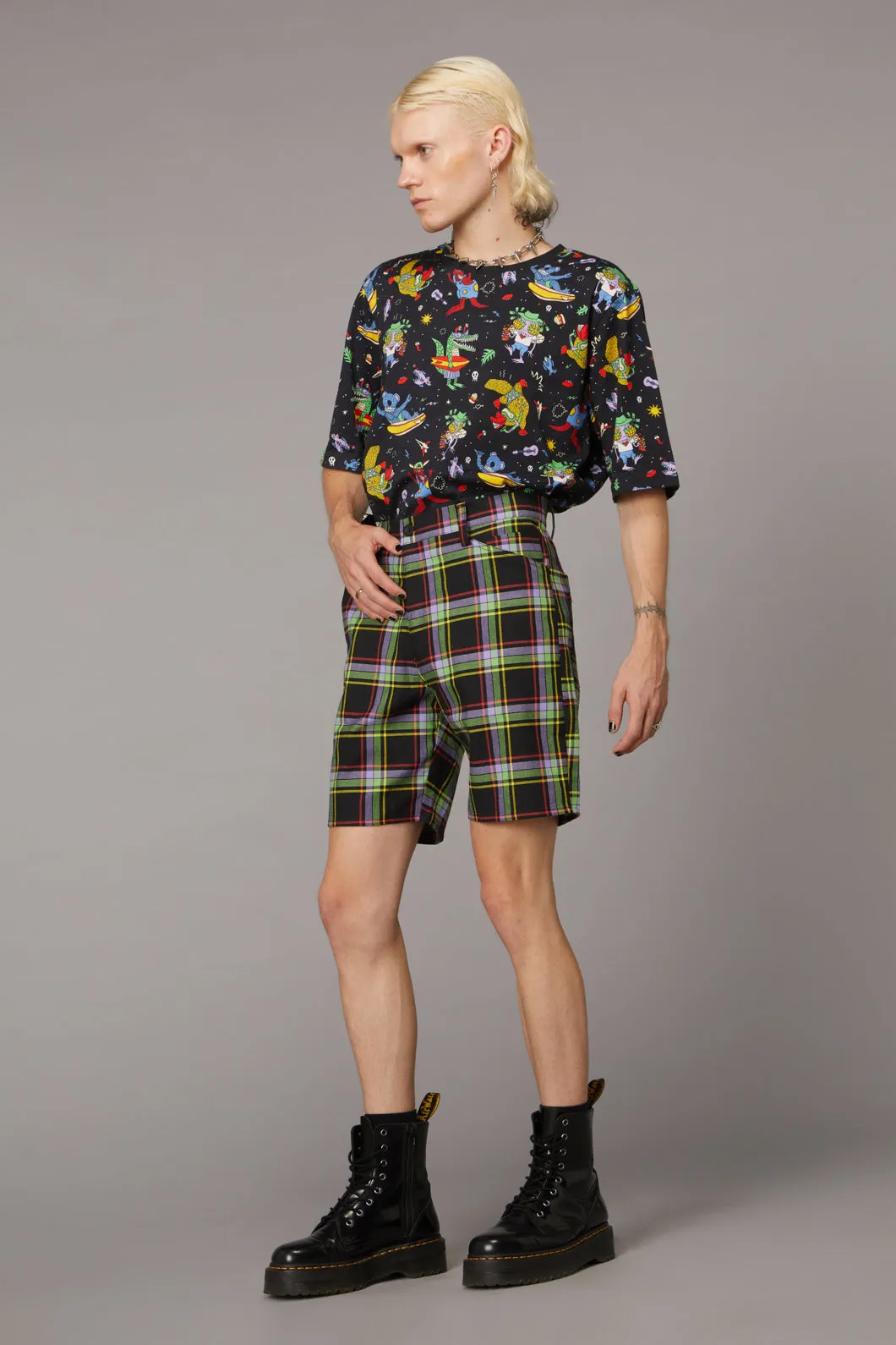 Vivid Tartan Unisex Short