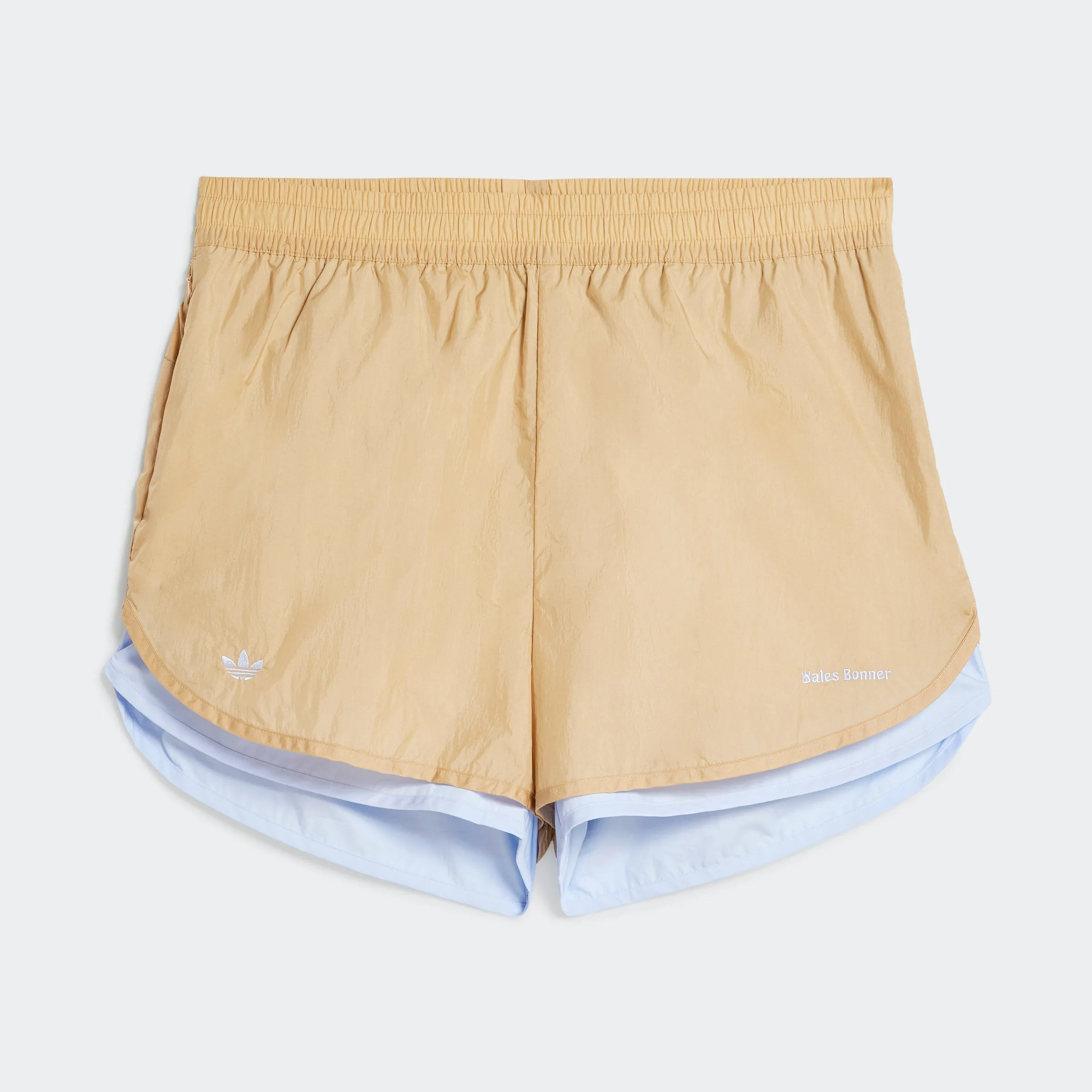 Wales Bonner Nylon Layered Shorts in Beige
