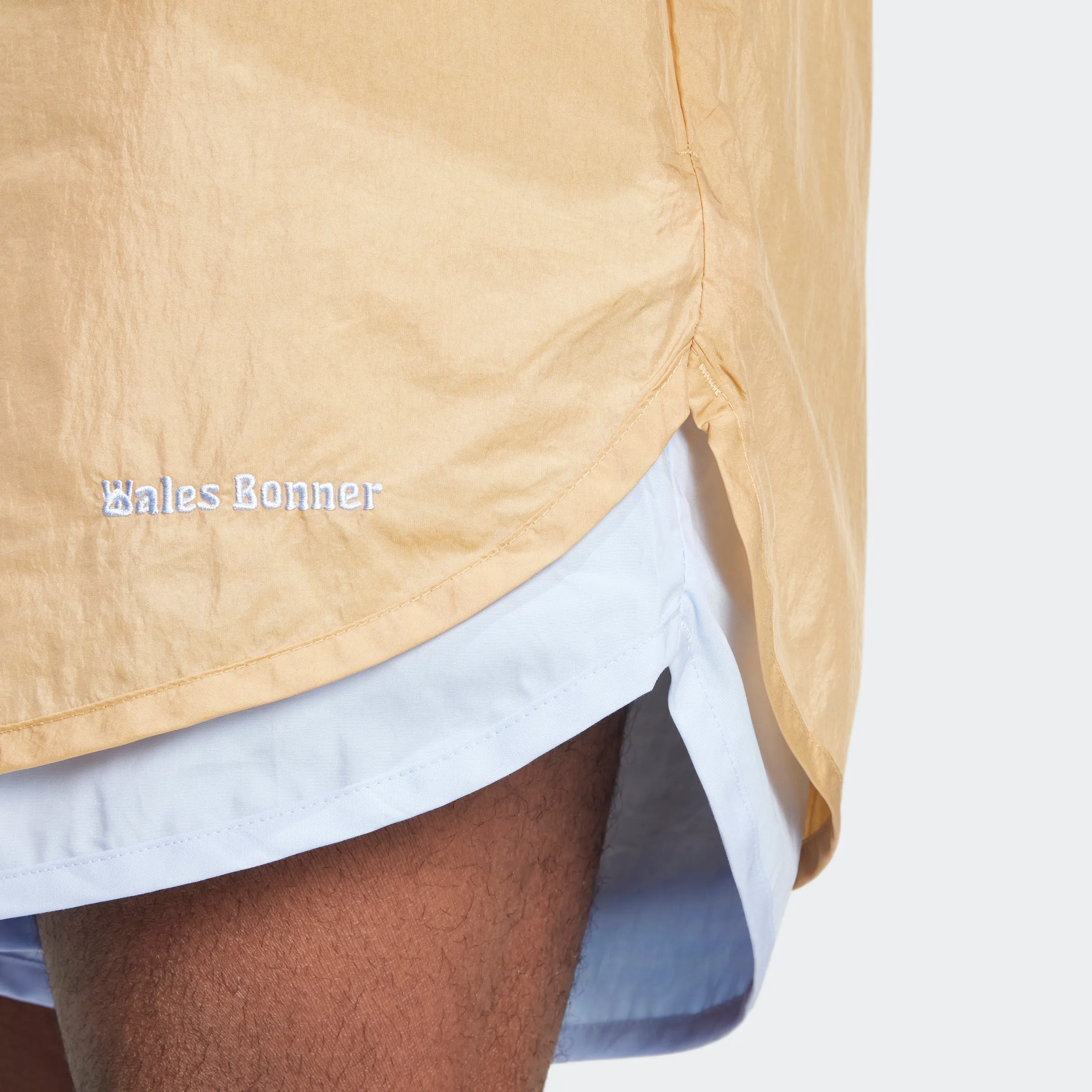 Wales Bonner Nylon Layered Shorts in Beige