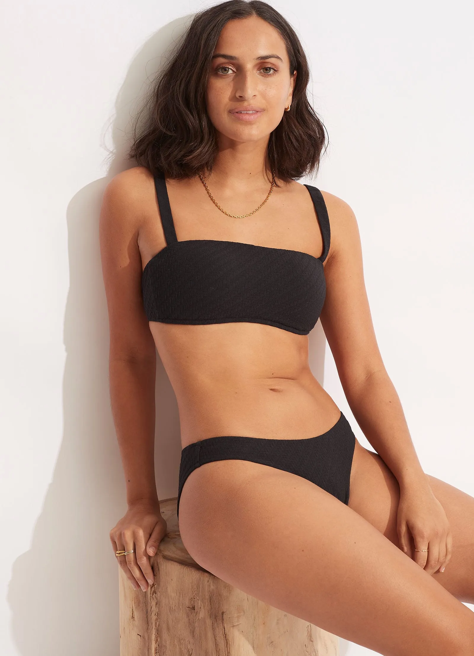 Willow Tank Bra  - Black