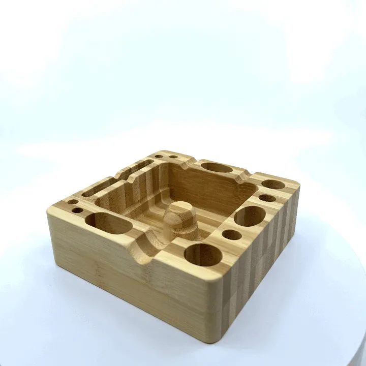 Wood Ashtray Smoker's Station - 6 Per Retail Ready Wholesale Display 21913