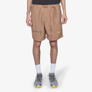 Woven Zipper Shorts Latte
