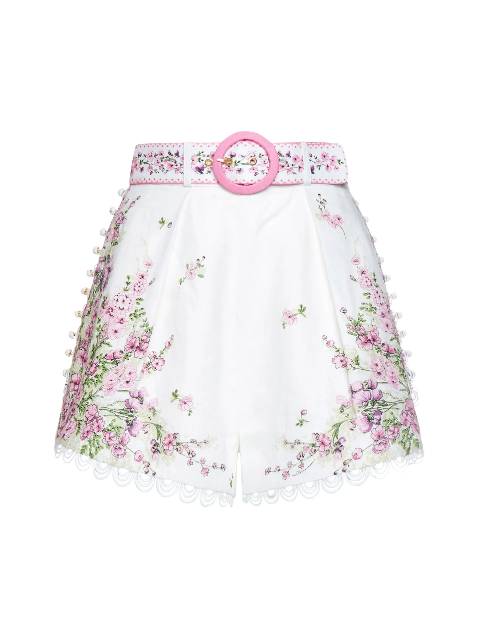 Zimmermann Jude Floral Printed Shorts