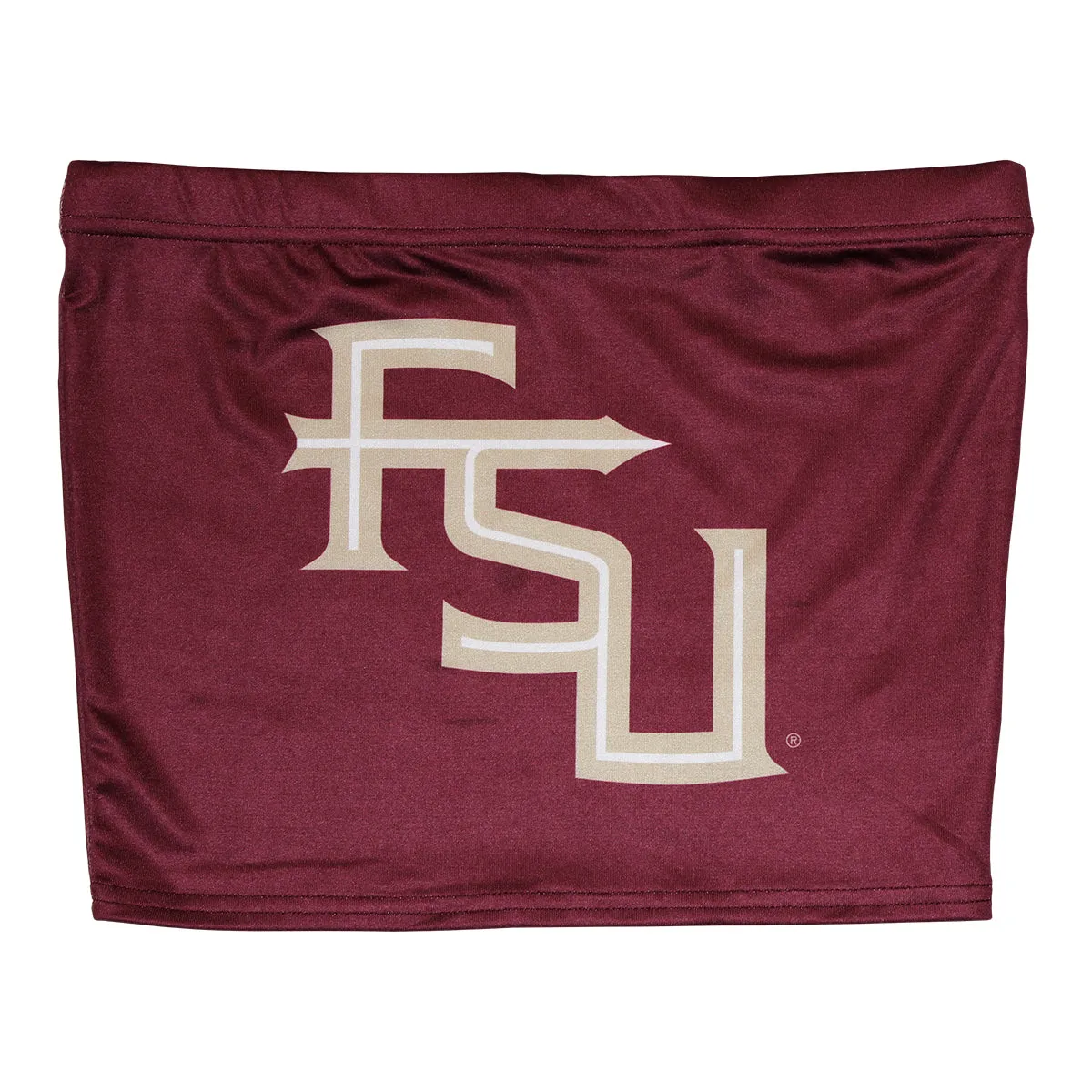 ZooZatz Women's Stacked FSU Tube Top - Garnet